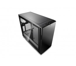 Define R6C Black Tempered Glass