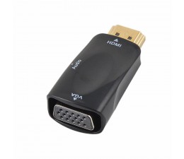 Adapter HDMI - VGA, Audio (Minijack 3,5mm)