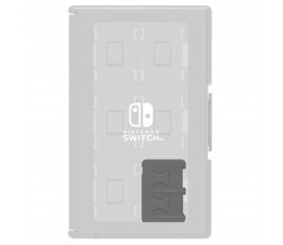 NINTENDO SWITCH GAME CARD CASE 24 (CLEAR)
