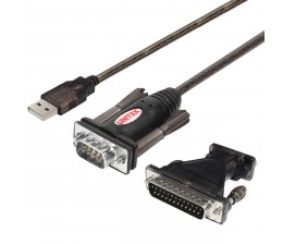 Adapter USB - RS-232, DB25M